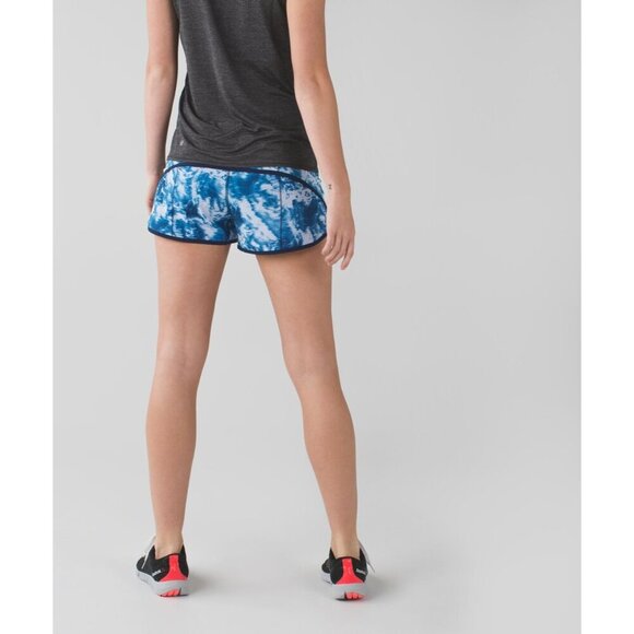 Lululemon 6 Speed Short Seaside Silver Fox Alberta Lake Naval Blue Rare 4 - Picture 2 of 7